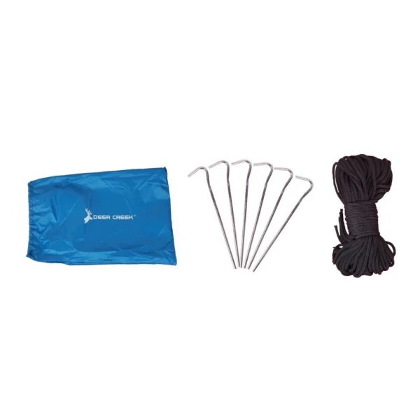 ac4f527958e013687765ad910422248e.webp Deer Creek Waterproof Flysheet Polyester Blue 300 x 500cm