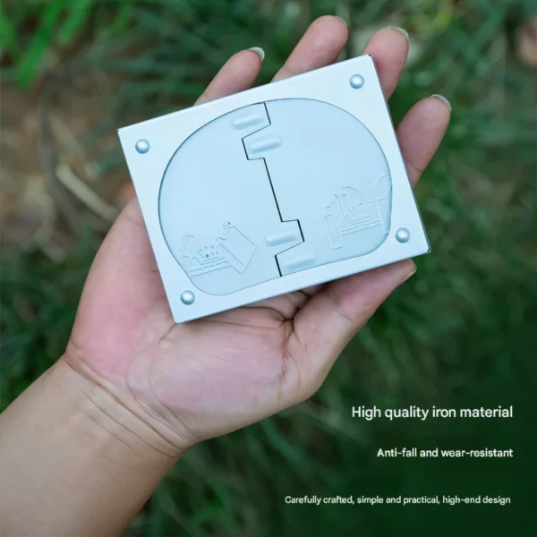 Solid Fuel Stove Outdoor Camping Hexamine Tablets Mini Camping Pocket Foldable Stove Dapur Lilin Askar Tebal