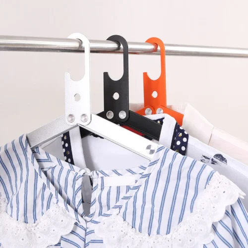 my-11134207-820l4-mrjz6vvwho1tbd.webp Foldable Clothes Hanger Aluminum Camping Portable Drying Hanging Rack Penyangkut Kain Baju