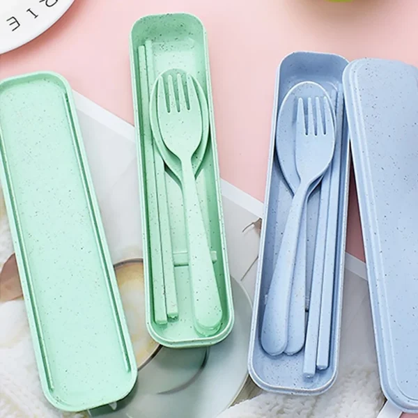 sg-11134201-22120-s8bn2qmdzukv43.webp Wheat Straw Travel Utensils Set Portable Creative Camping Flatware Set Camping Utensil Set Dinnerware Sets kitchen Tool