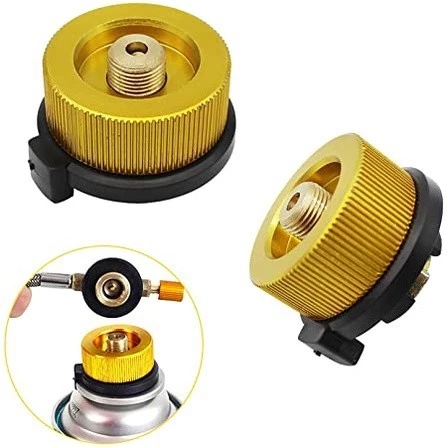 Camping Stove Gas Adapter Camp Propane Tank Connector Gas Burner Stove Gas Bottle Cylinder