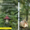 Camping Outdoor Lantern Lamp Hook Hanger Stainless Steel Pole Hook
