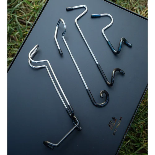 Camping Outdoor Lantern Lamp Hook Hanger Stainless Steel Pole Hook