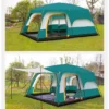 sg-11134201-7renb-m8y9h8vor61l95.webp Camping Tent Khemah Unta Double Layer Waterproof Silver Coated Family Tent Outdoor Luxury