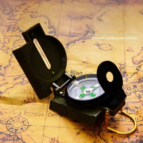 sg-11134201-7repo-m8y2tzxermaq5c.webp Lensatic Sighting Compass Navigations Outdoor Hiking Emergencies Navigations Mountaineering Outdoor Kompas