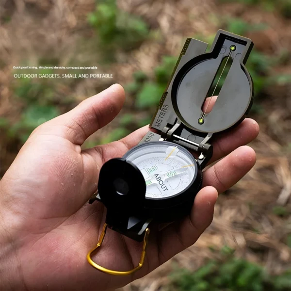 Lensatic Sighting Compass Navigations Outdoor Hiking Emergencies Navigations Mountaineering Outdoor Kompas