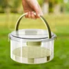 sg-11134201-81zwo-mmzpk0hv7vuta7.webp Airtight Sealed Food Container Portable Picnic Camping Transparent Outdoor Tupperware Storage Box