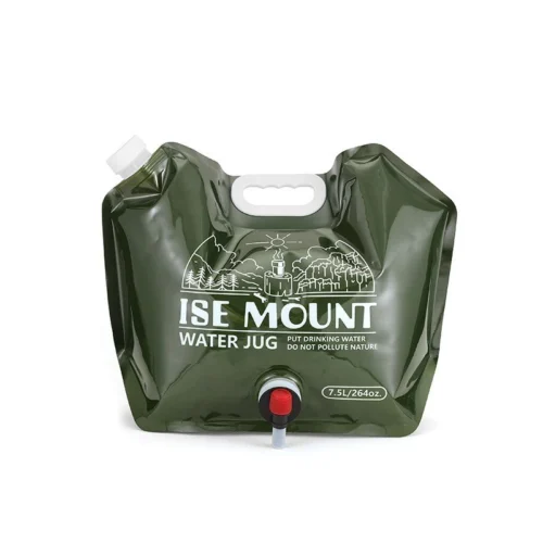 sg-11134201-8226n-mhj8d8mfc93c50.webp ISE MOUNT Beg Air Lipat 7 5L Dengan Paip Portable Water Storage Bag Camping Hiking Outdoor Water Jug