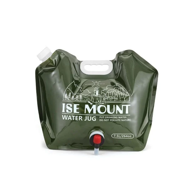 sg-11134201-8226n-mhj8d8mfc93c50.webp ISE MOUNT Beg Air Lipat 7 5L Dengan Paip Portable Water Storage Bag Camping Hiking Outdoor Water Jug