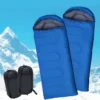 Outdoor Hooded Sleeping Bag Camping Hiking Portable Waterproof Sleep Bags Warm Blanket Beg Tidur