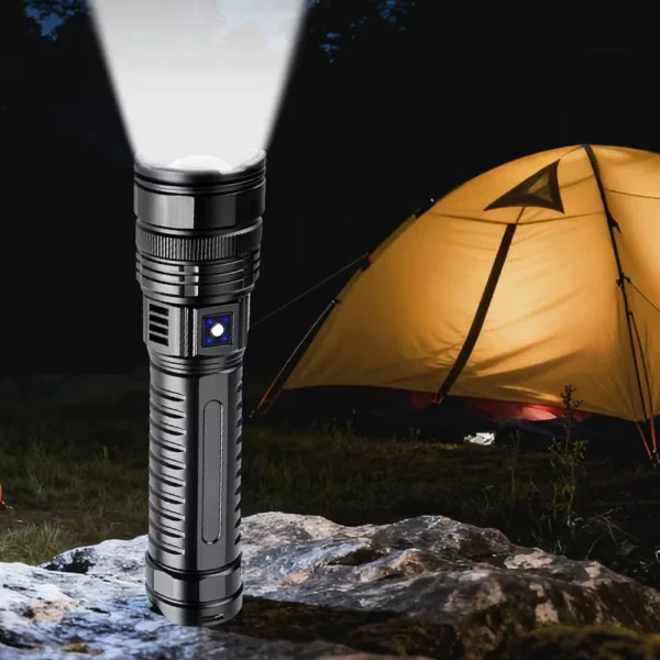 Super Bright LED 10 000LM Flashlight Handheld Rechargeable Torch Emergency Spotlight Lampu Suluh