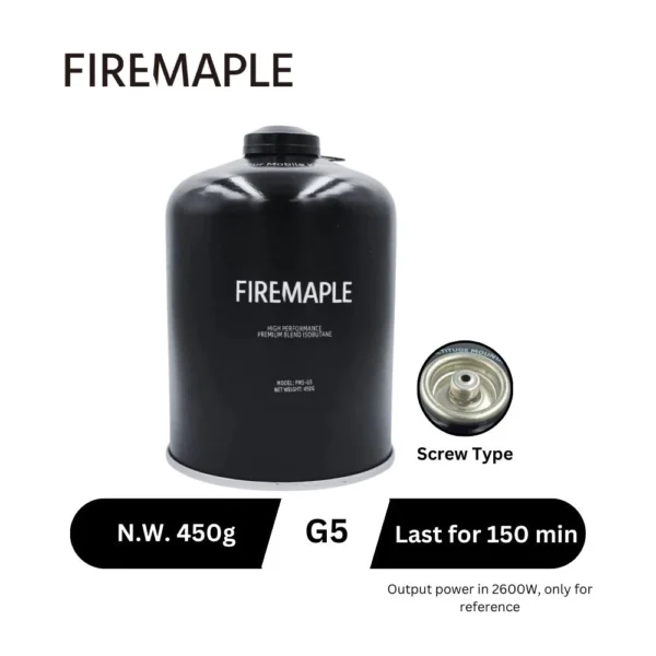 sg-11134201-8260x-mjzrmd21qf44f4.webp FIREMAPLE Black Premium Butane ISO Butane Gas 110g 450g
