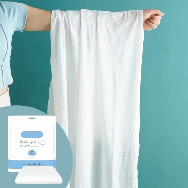 Strong Absorbent Disposable Bath Towel One Time Use Individual Packing Soft Shower Face Body Travel Camping el Towels