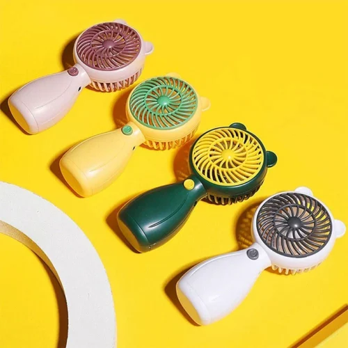 sg-11134202-7qvfj-ljs1msmau0ia22.webp Mini Handheld Fan USB Rechargeable Small Cooling Desk Fans Strong Wind Outdoor Travel Portable Camping Picnic Air Cooler
