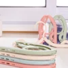 Mini Foldable Clothes Hanger Magic Drying Rack With Clips Travel Camping Hiking Wardrobe Organizer